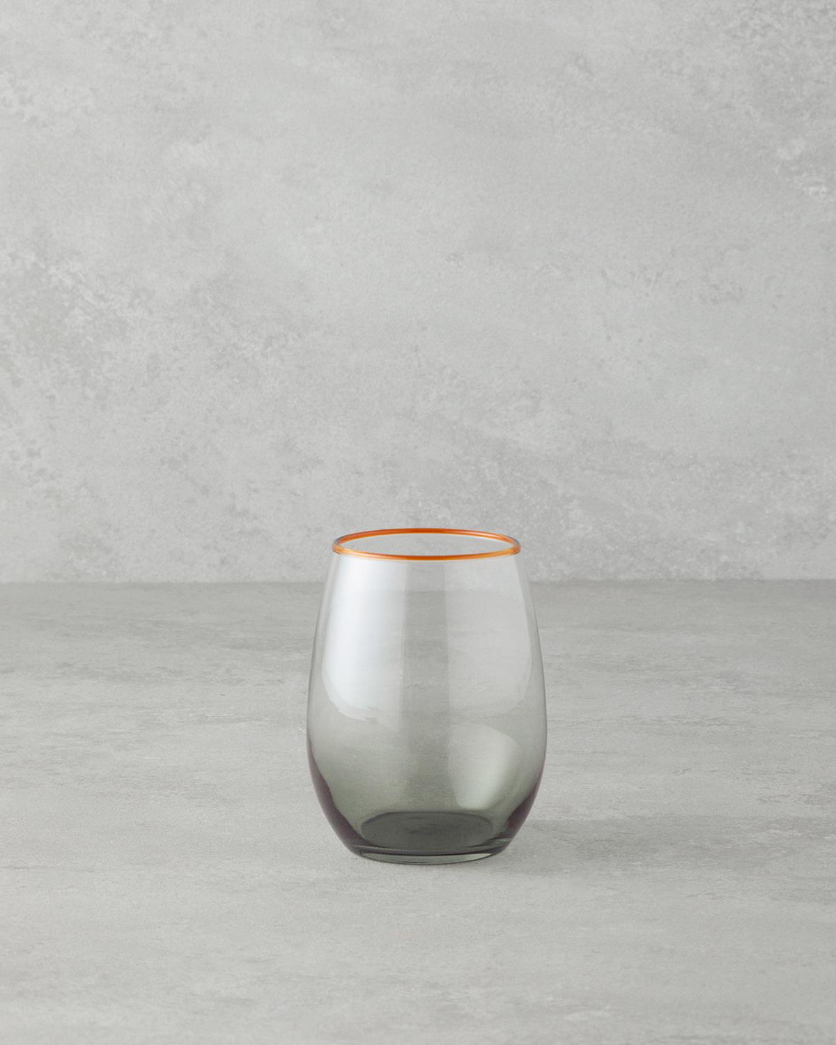 Citrus Cam 3'lü Bardak 350 ml Amber-Yeşil