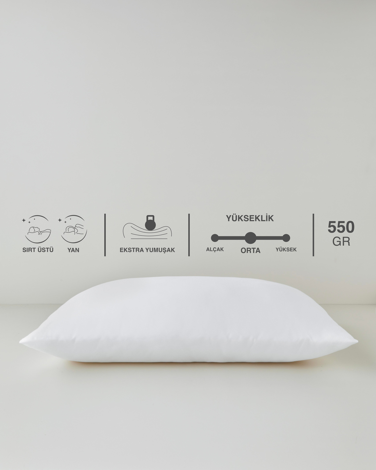 Classic Yastık 50x70 cm Beyaz