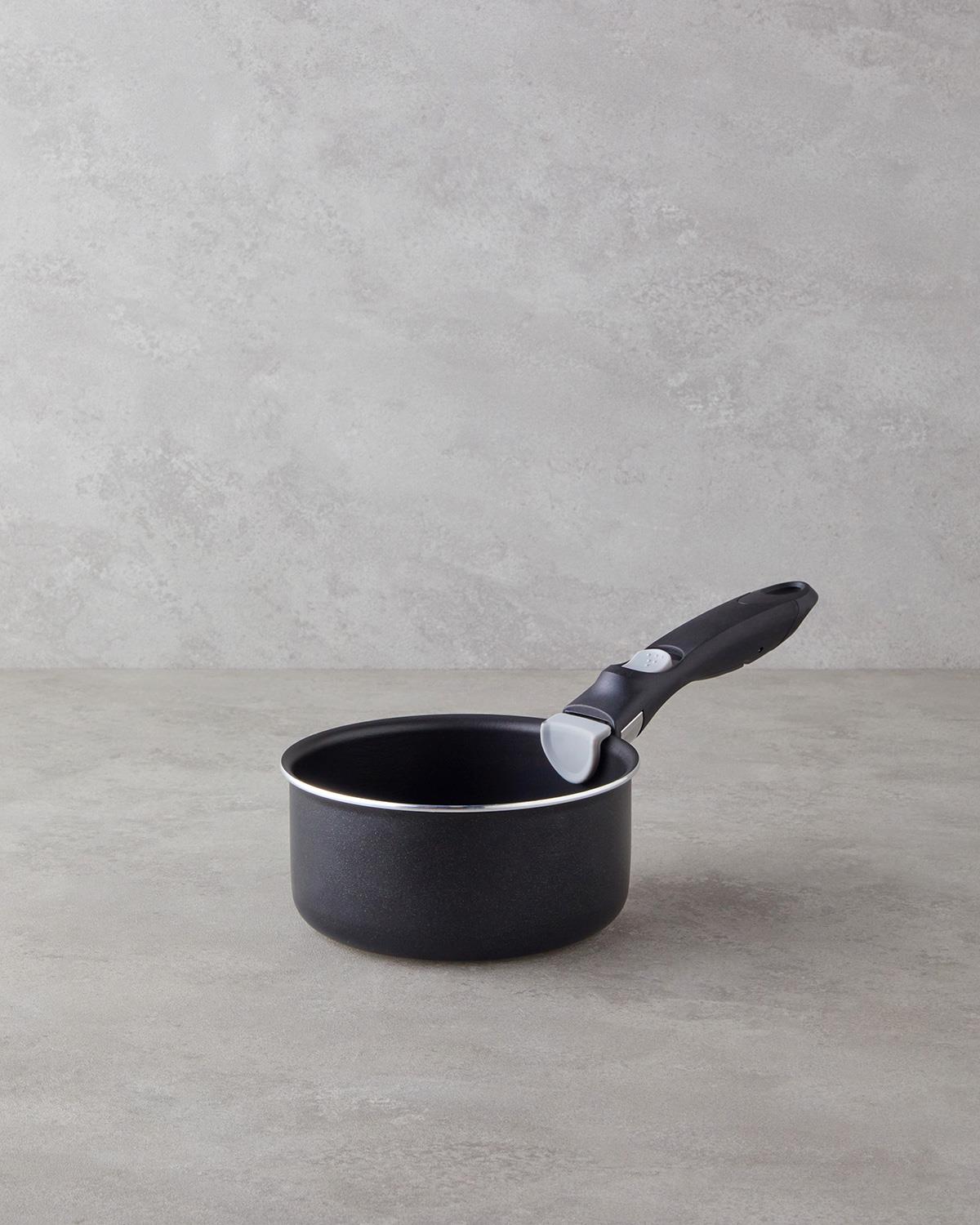 ClickEase Premium 11 Parça Tencere Seti 16 – 20 – 24 – 26 - 28 cm Siyah
