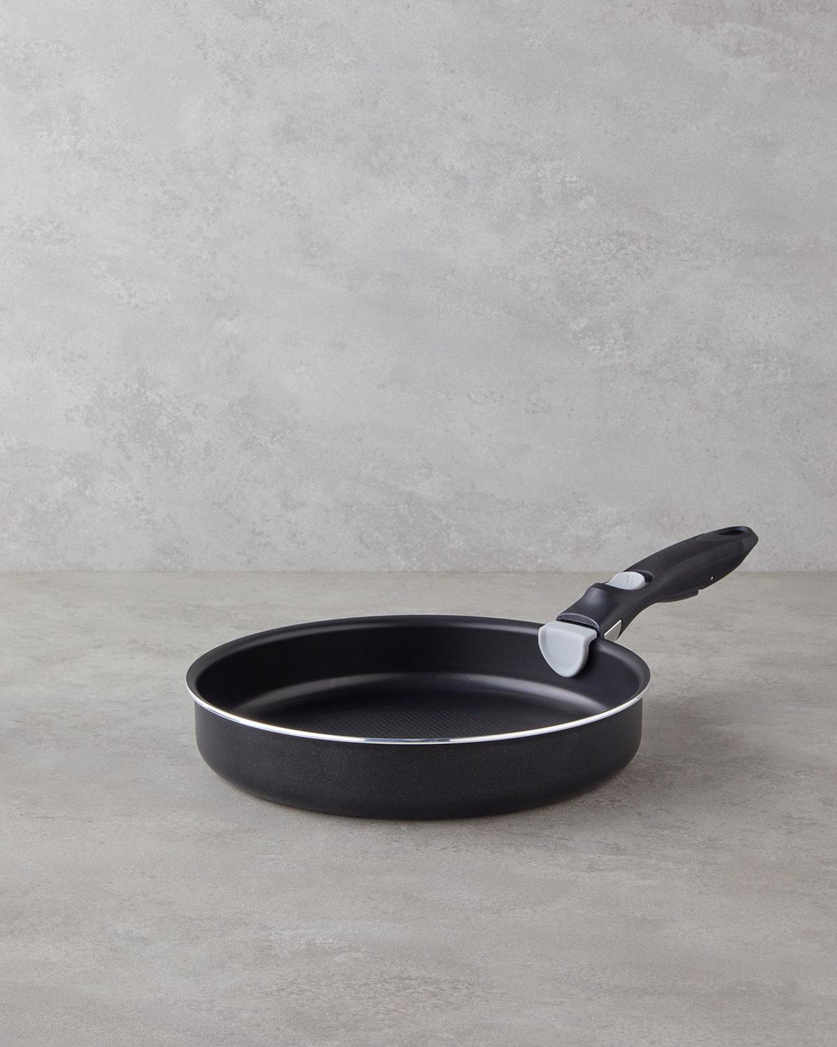 ClickEase Premium 11 Parça Tencere Seti 16 – 20 – 24 – 26 - 28 cm Siyah