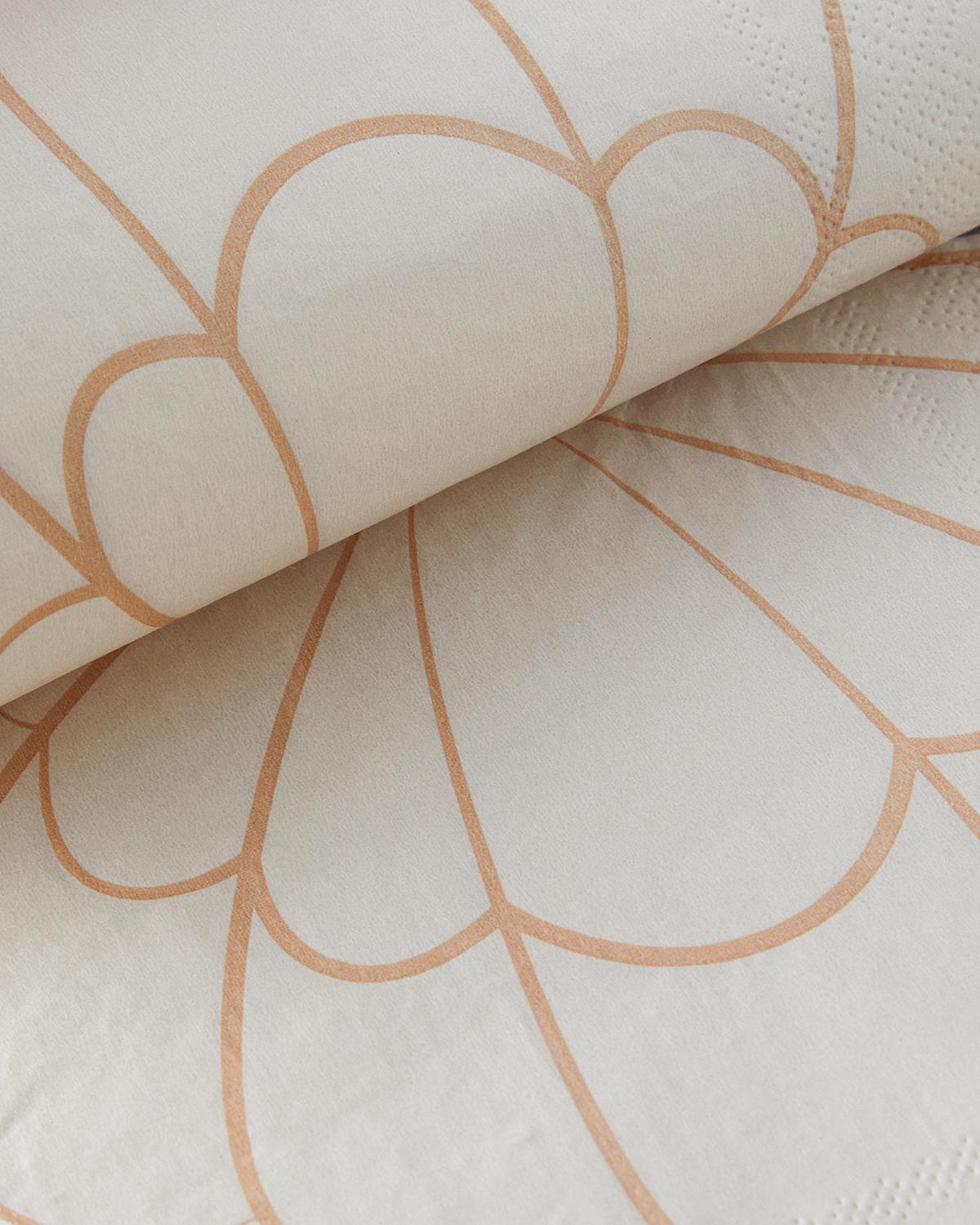 Coastal Oyster Kağıt 20'li Kağıt Peçete 32,5x32,5 cm Krem