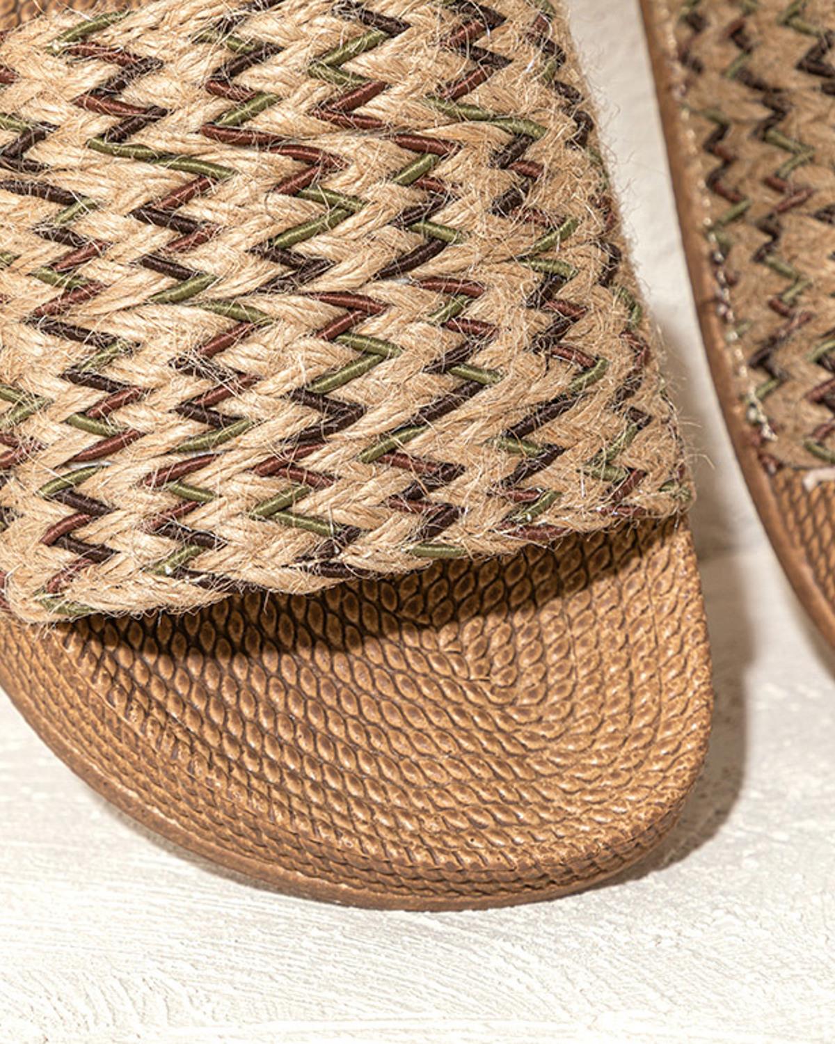 Coastal Rope Kadın Sokak Terliği Haki