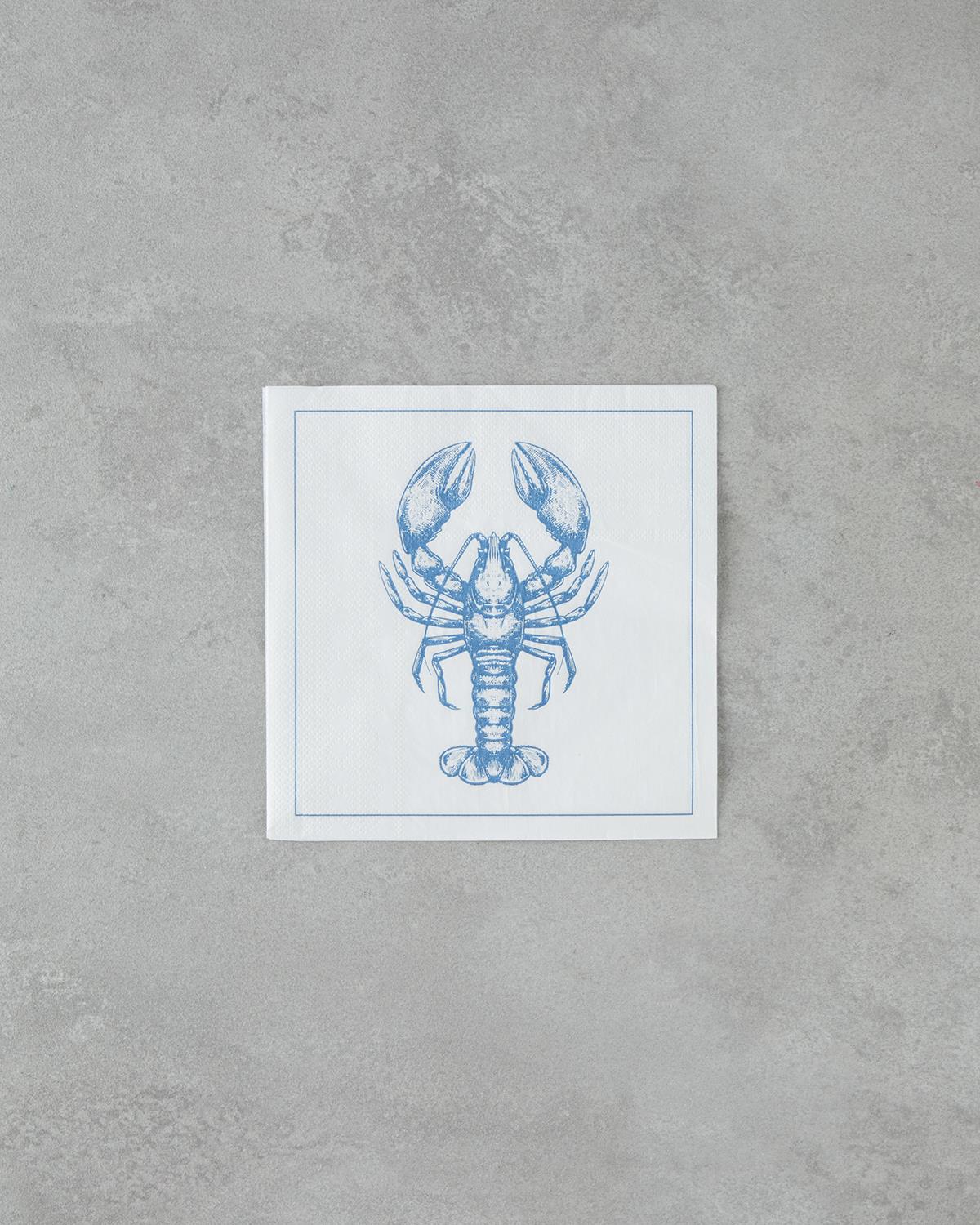 Coastal Scorpion Kağıt 20'li Kağıt Peçete 33x33 cm Mavi