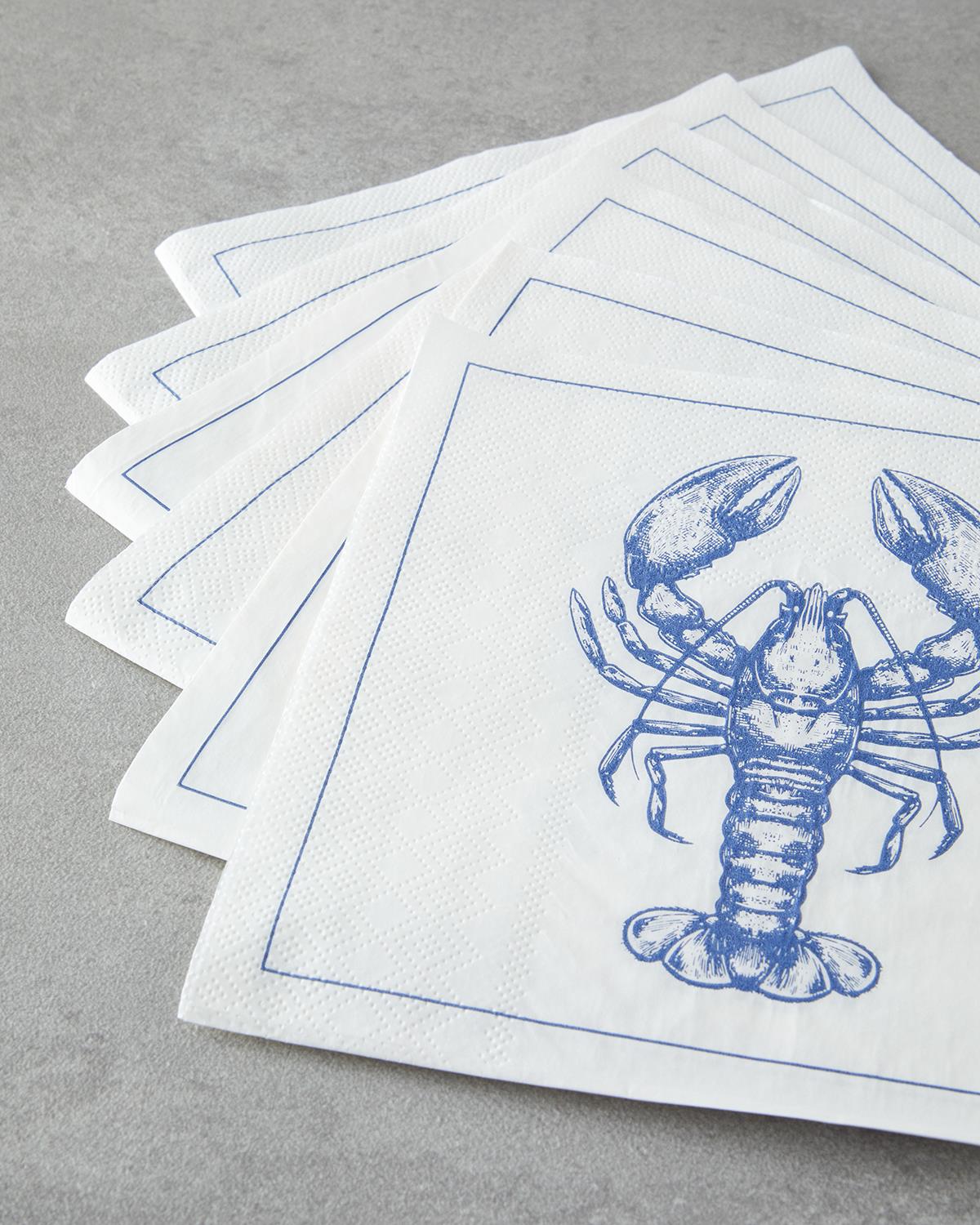 Coastal Scorpion Kağıt 20'li Kağıt Peçete 33x33 cm Mavi