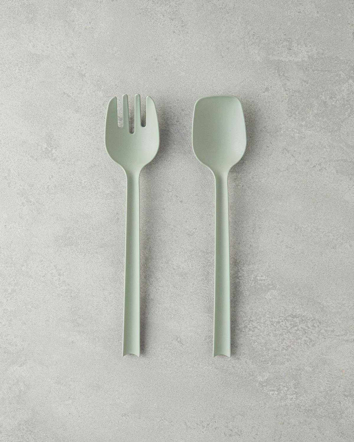 Colessa Plastik Servis Seti 28 cm Yeşil
