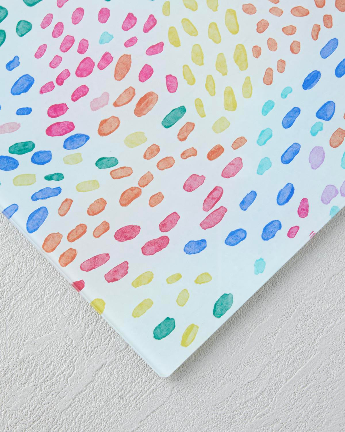 Colourful Joy Cam Kesme Tahtası 25x35 cm Renkli