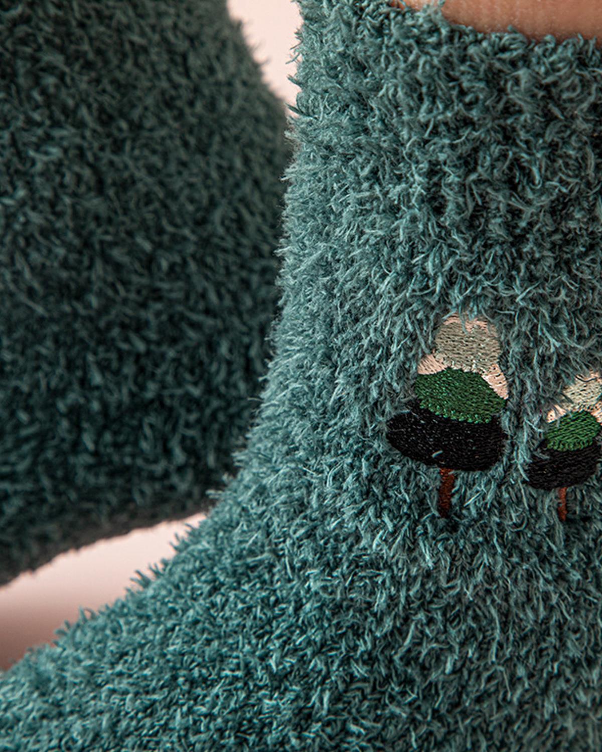 Cozy Kadın Peluş Yeşil