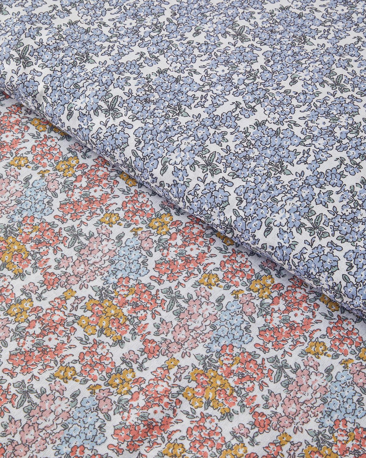 Crispy Bouquets Kolay Ütülenir Çift Kişilik Nevresim Takımı 200x220 cm Turuncu