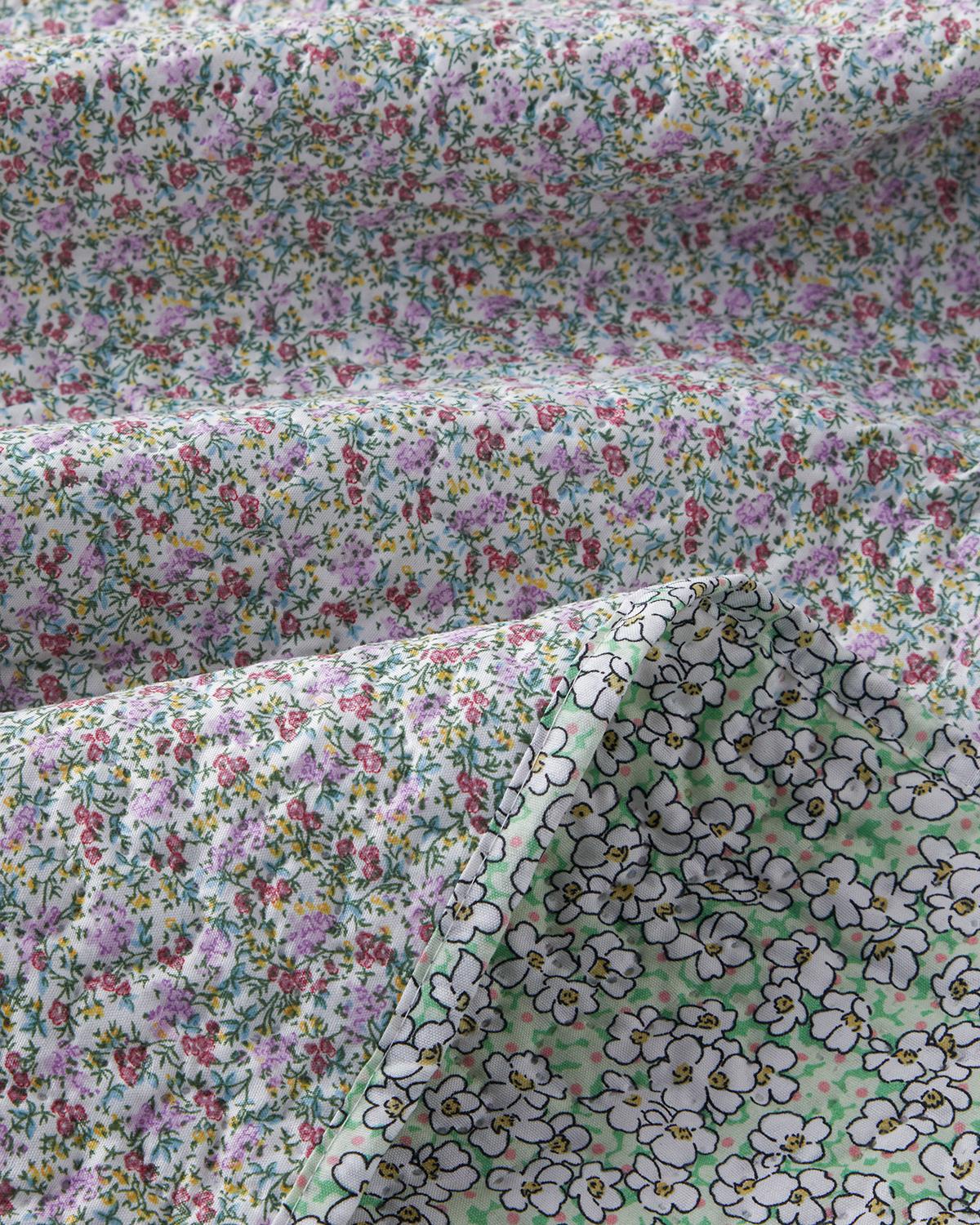 Crispy Garden Çift Kişilik Çok Amaçlı Örtü 200x220 cm Pembe