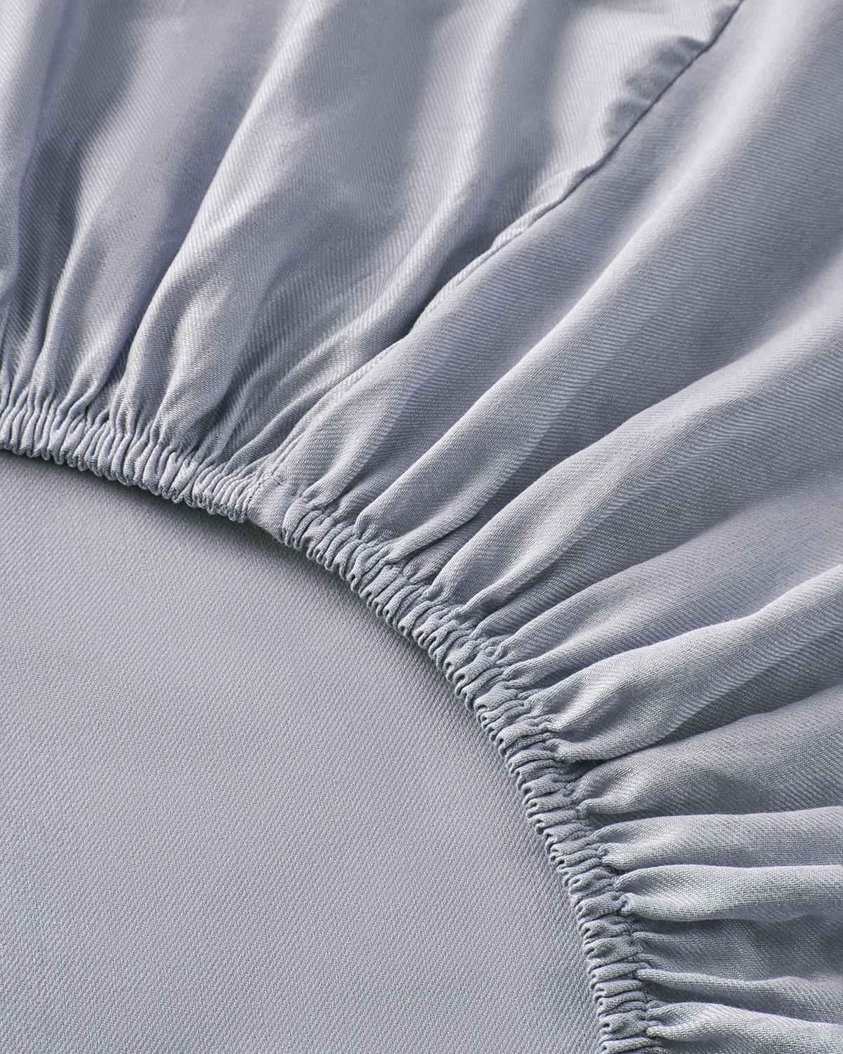 Crystal İpeksi Twill Çift Kişilik Nevresim Takımı Mavi