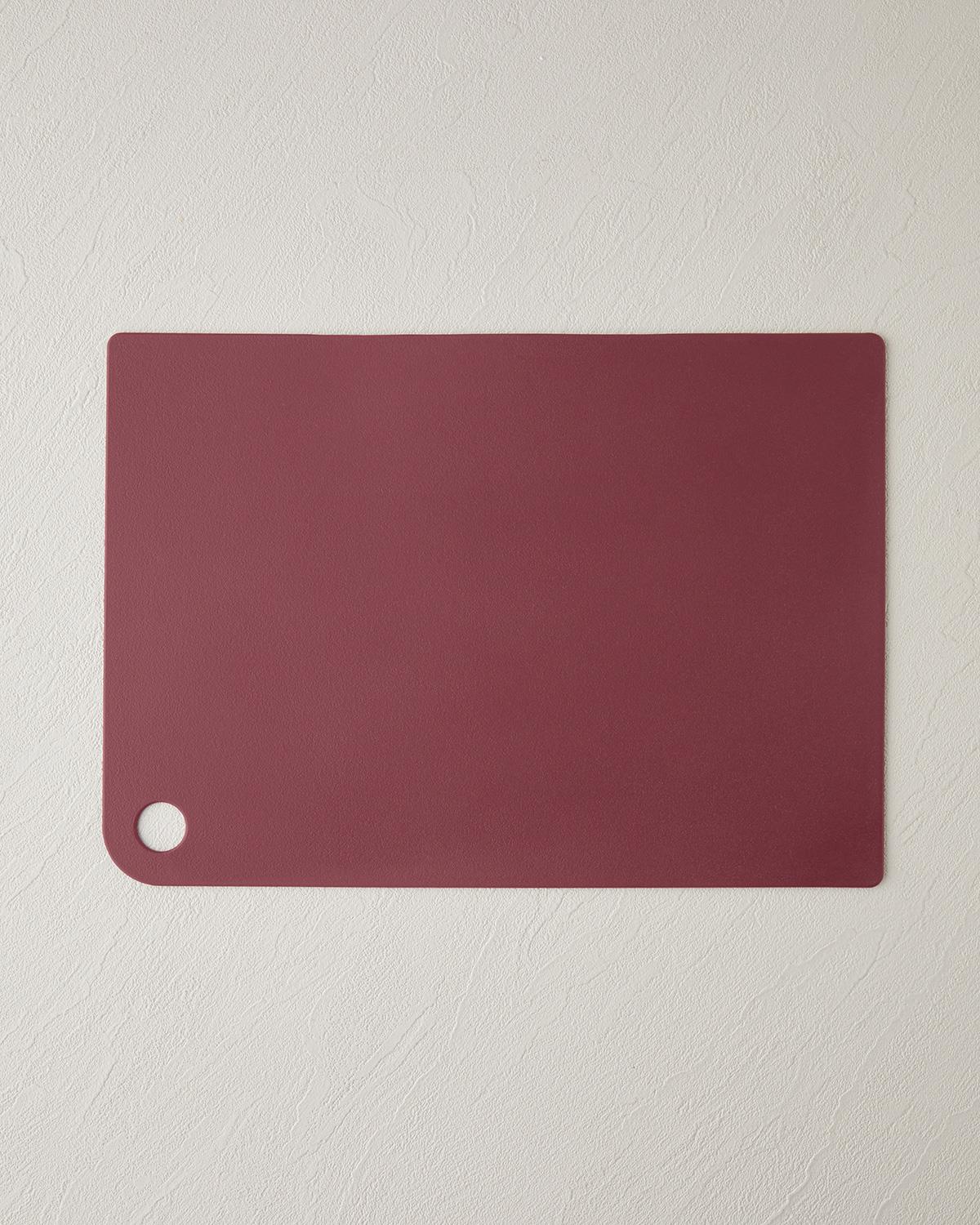 Cut Me Plastik 2'li Kesme Tahtası 27-34 cm Bordo-Pembe