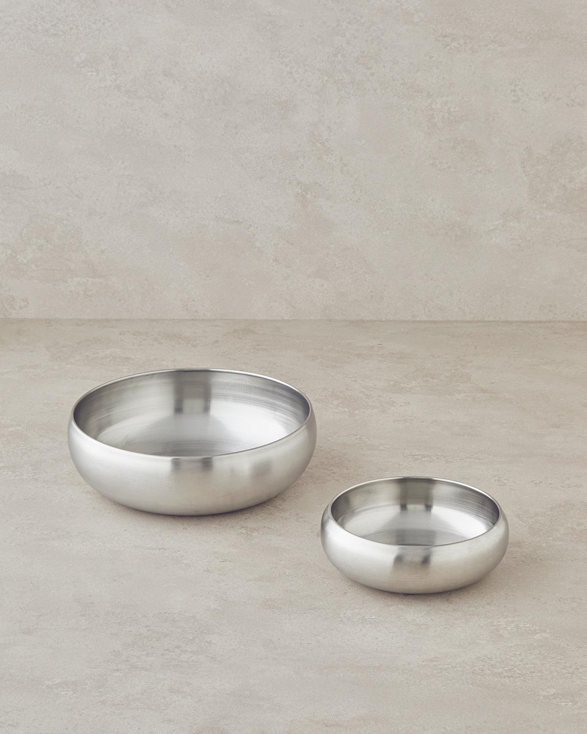 Debbie Paslanmaz Çelik Kase Silver