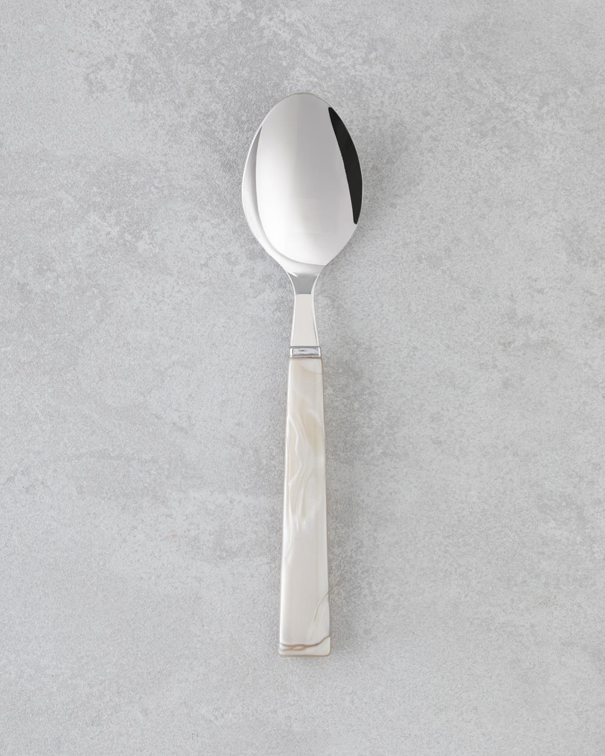 Diego 18/10 Paslanmaz Çelik Çatal Kaşık Bıçak Tk. 18 Parça 6 Kişilik Bej