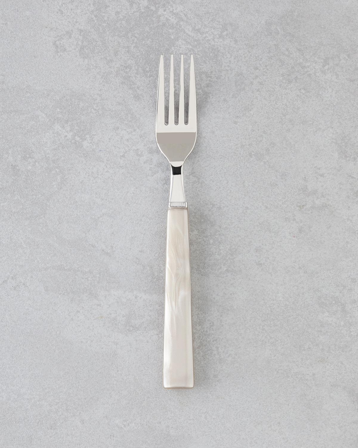 Diego 18/10 Paslanmaz Çelik Çatal Kaşık Bıçak Tk. 18 Parça 6 Kişilik Bej