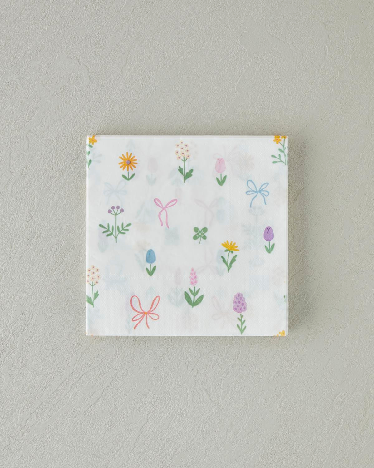 Ditsy Garden Kağıt 20'li Kağıt Peçete 33x33 cm Renkli