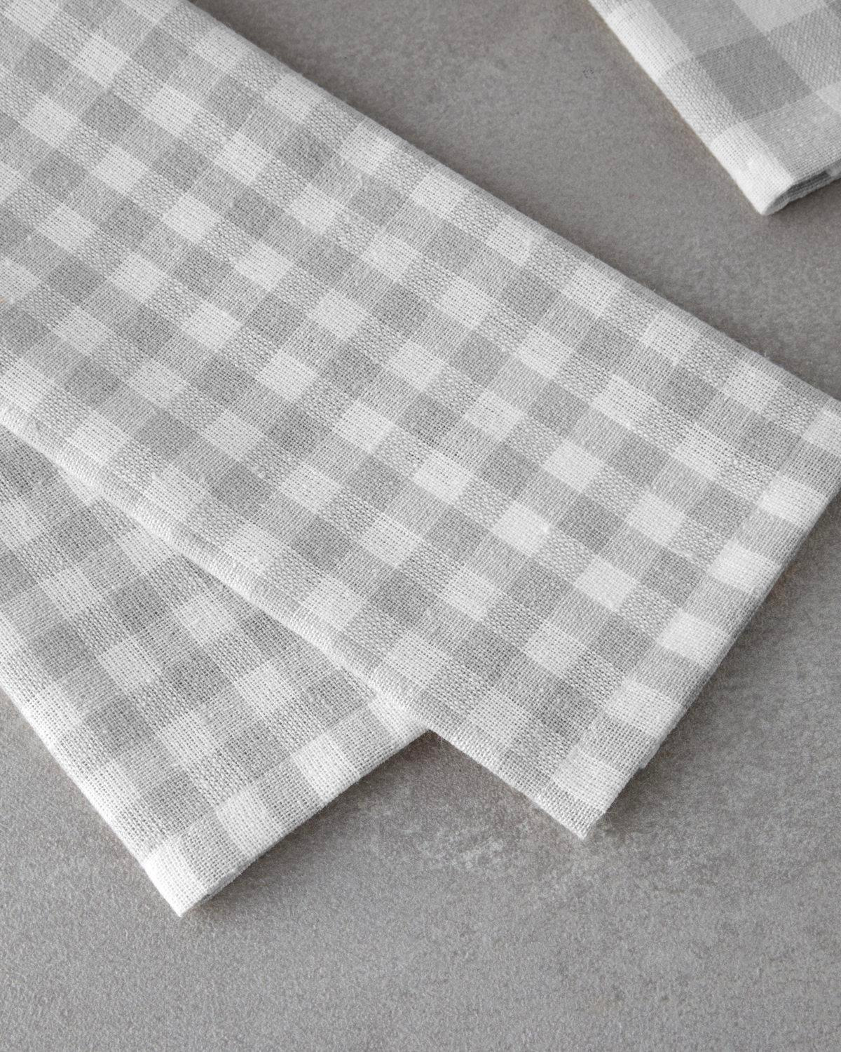 Dyna Pamuk Polyester 3'lü Kurulama Bezi 30x50 cm Gri