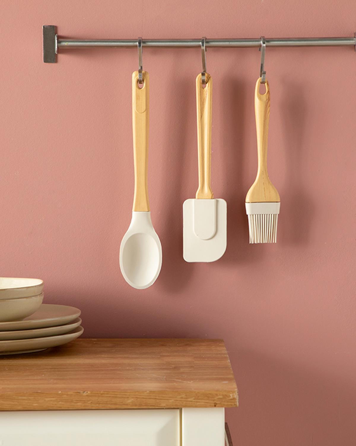 Eddy Silikon Spatula Açık Bej