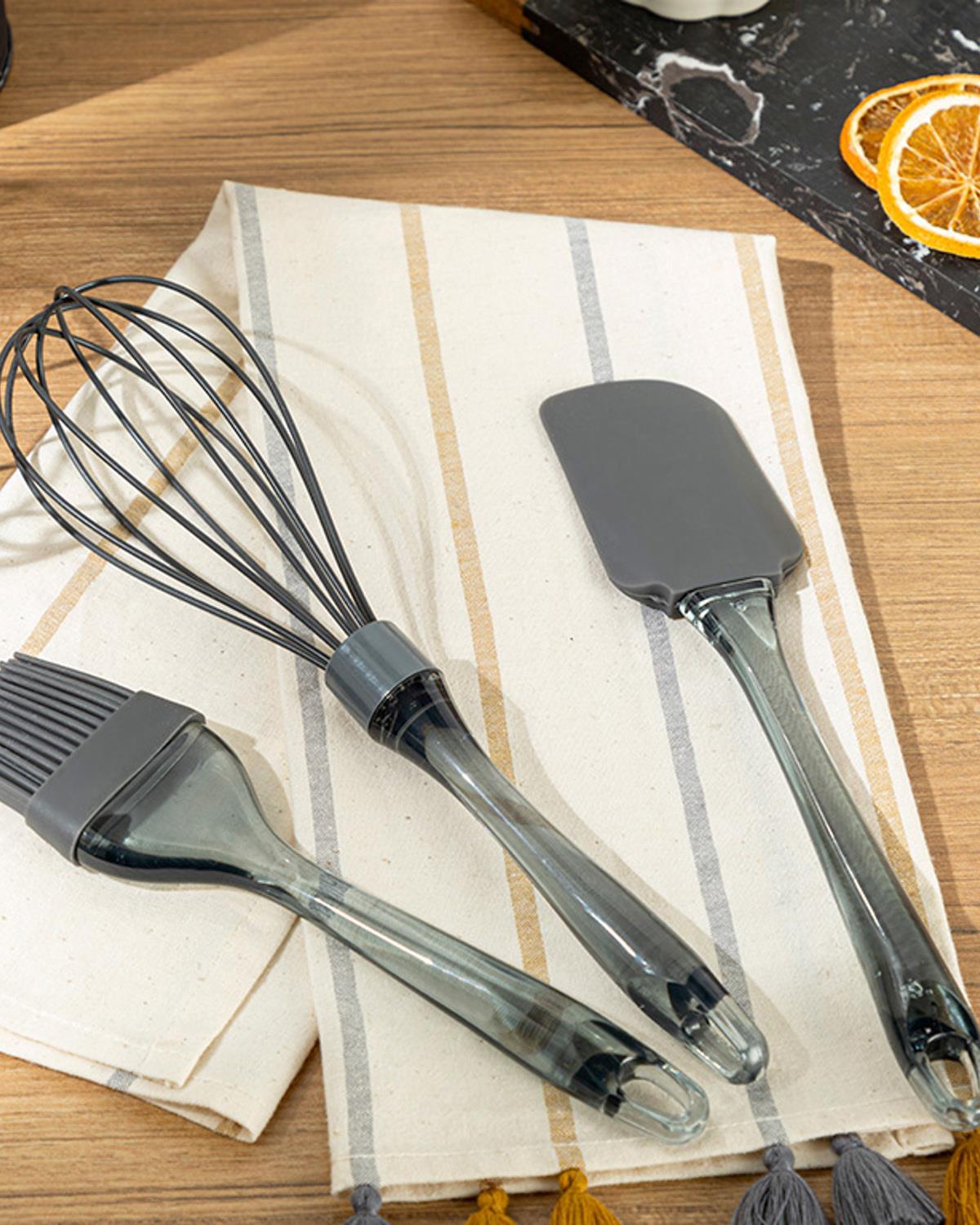 Eggy Silikon Spatula Siyah