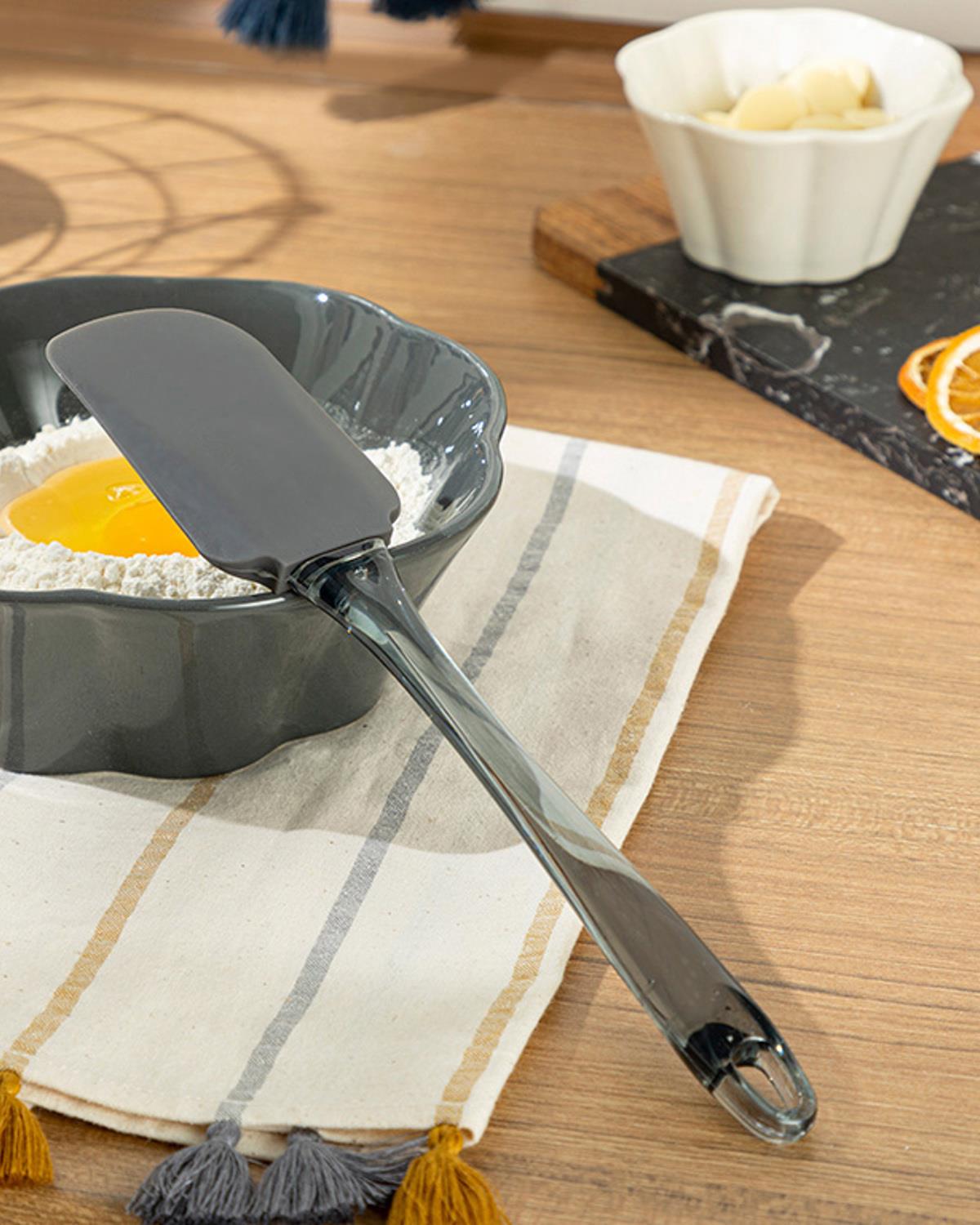 Eggy Silikon Spatula Siyah