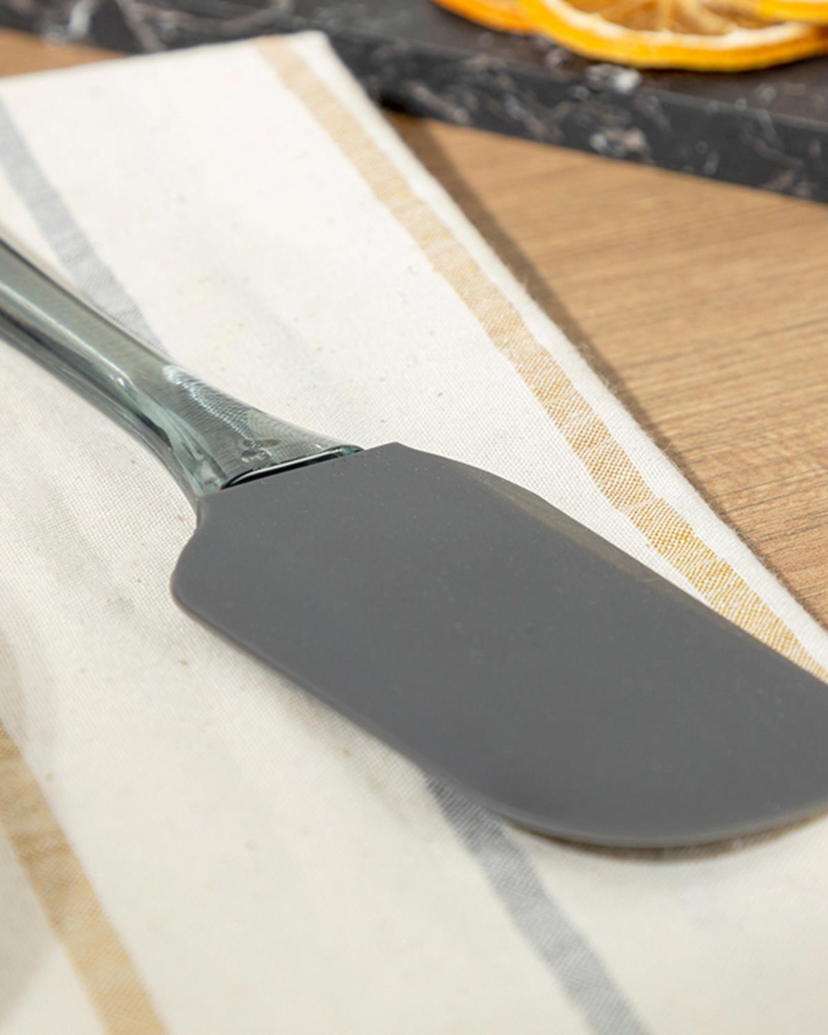 Eggy Silikon Spatula Siyah
