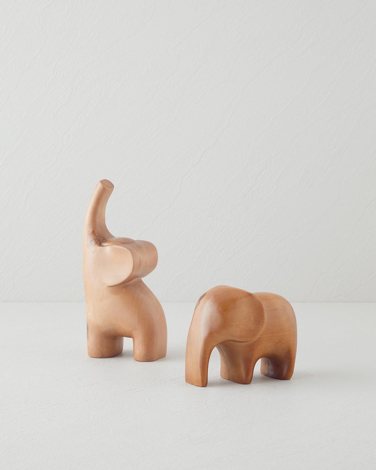 Elephant Biblo 11,5x6,5x9,5 cm Kahverengi
