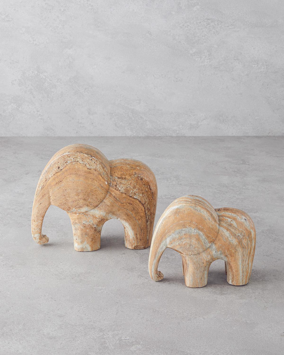 Elephant Biblo 14x5x12,5 cm Naturel