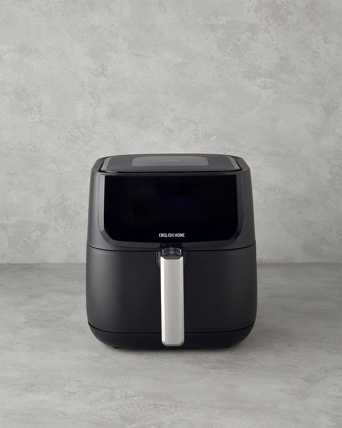 English Home AIF 2001 Dijital Çıkarılabilir Sepetli Air Fryer XL Siyah-Krom