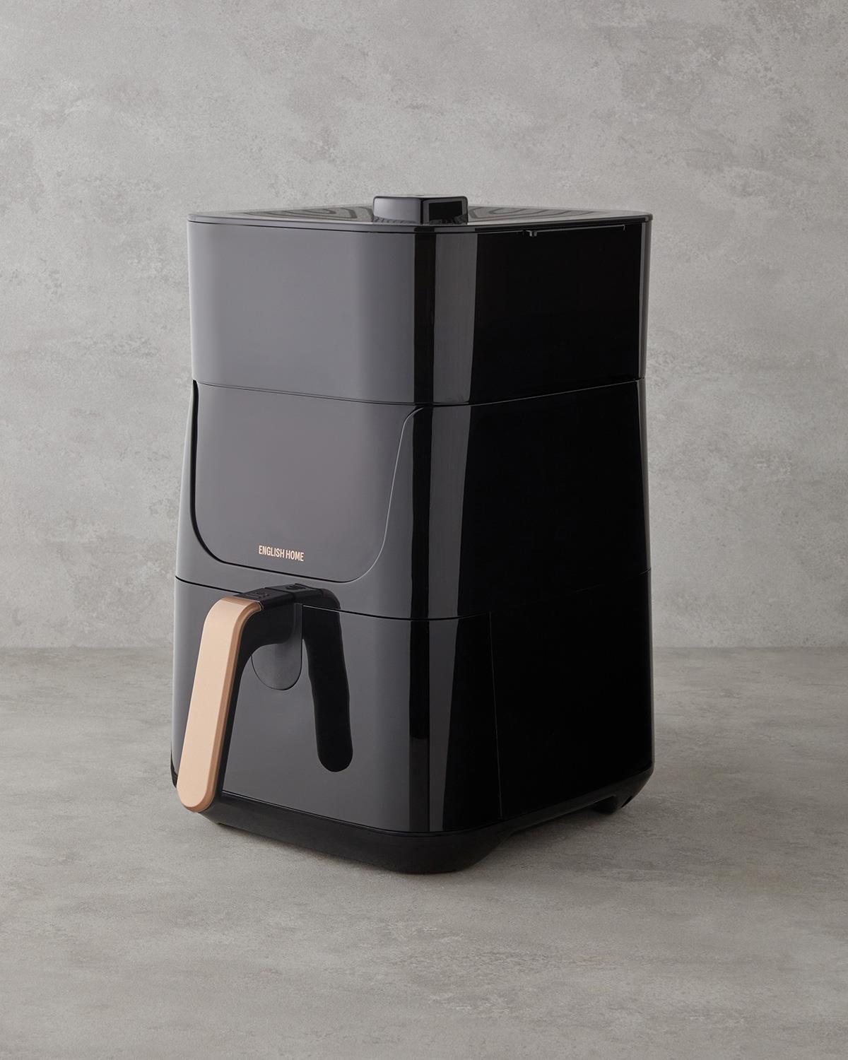 English Home AIF 2030 XL Sıcak Tutma Hazneli Air Fryer 1500W Siyah-Bakır