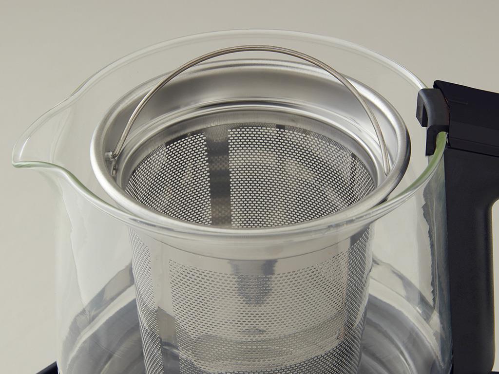 English Home CMK 6001 Cam Çay Makinesi ve Kettle Siyah