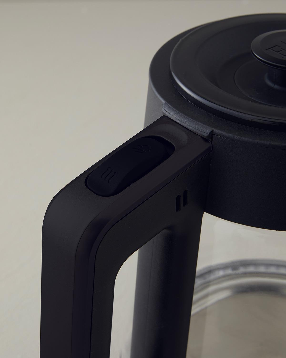 English Home CMK 6001 Cam Çay Makinesi ve Kettle Siyah