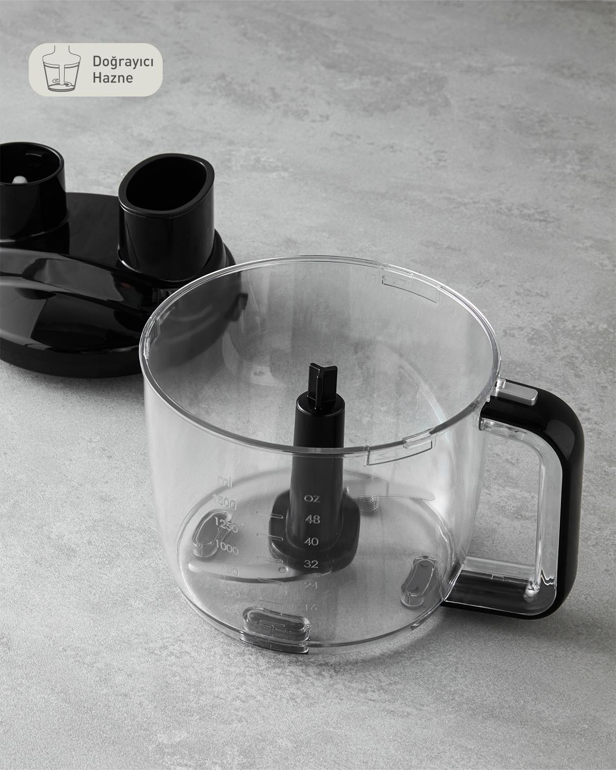 English Home RMB 3001 4 Bıçaklı Multi Blender Seti Siyah-Krom