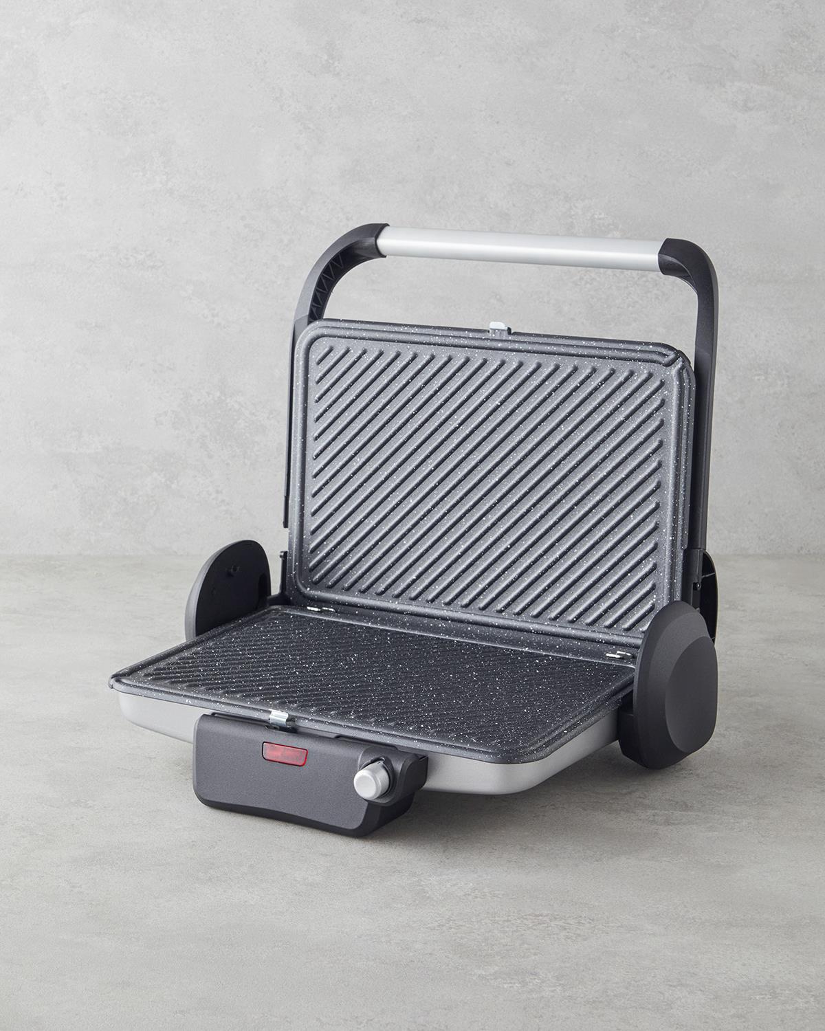 English Home TMK 5020 Izgara Ve Tost Makinesi Siyah-Krom