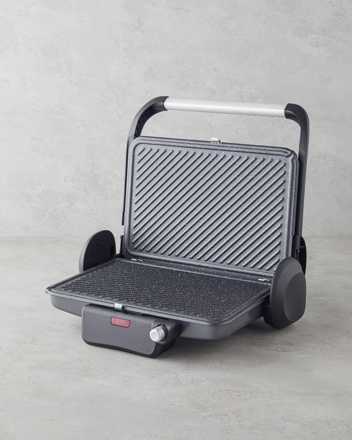 English Home TMK 5020 Teflon Çıkarılabilir Plakalı Tost Makinesi 1800W Antrasit