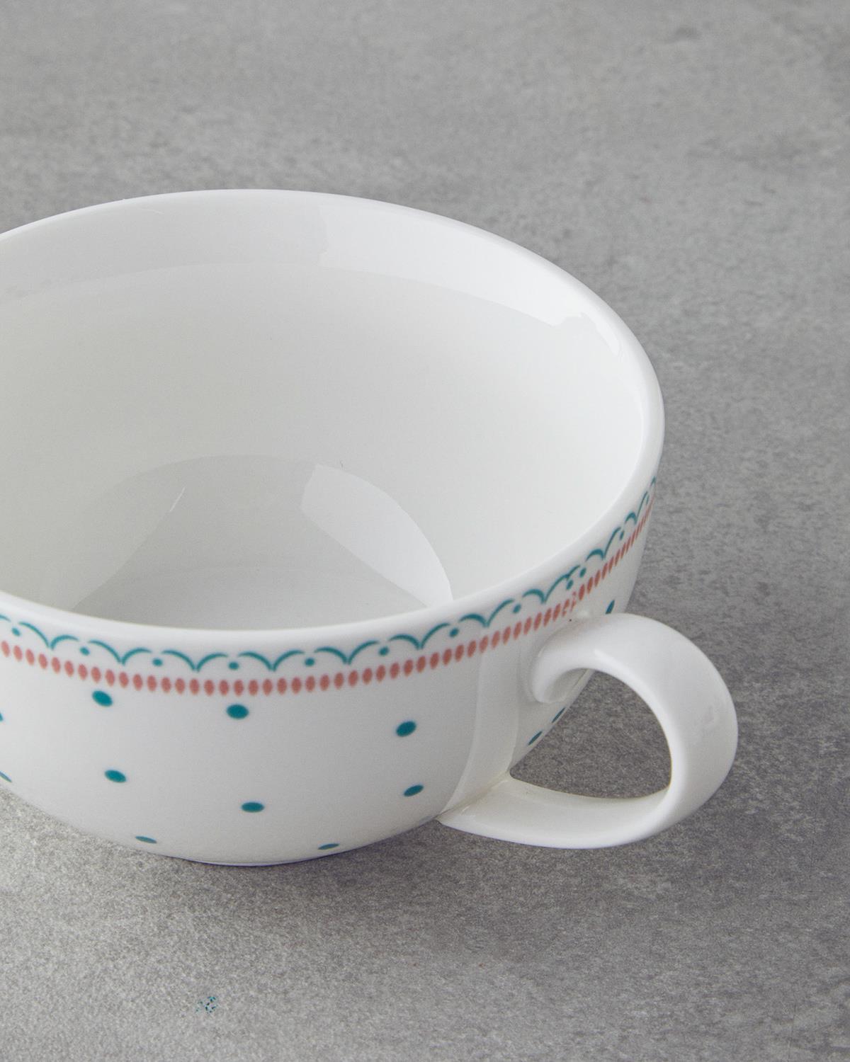 Enola New Bone China Demlik Seti 400 ml Beyaz