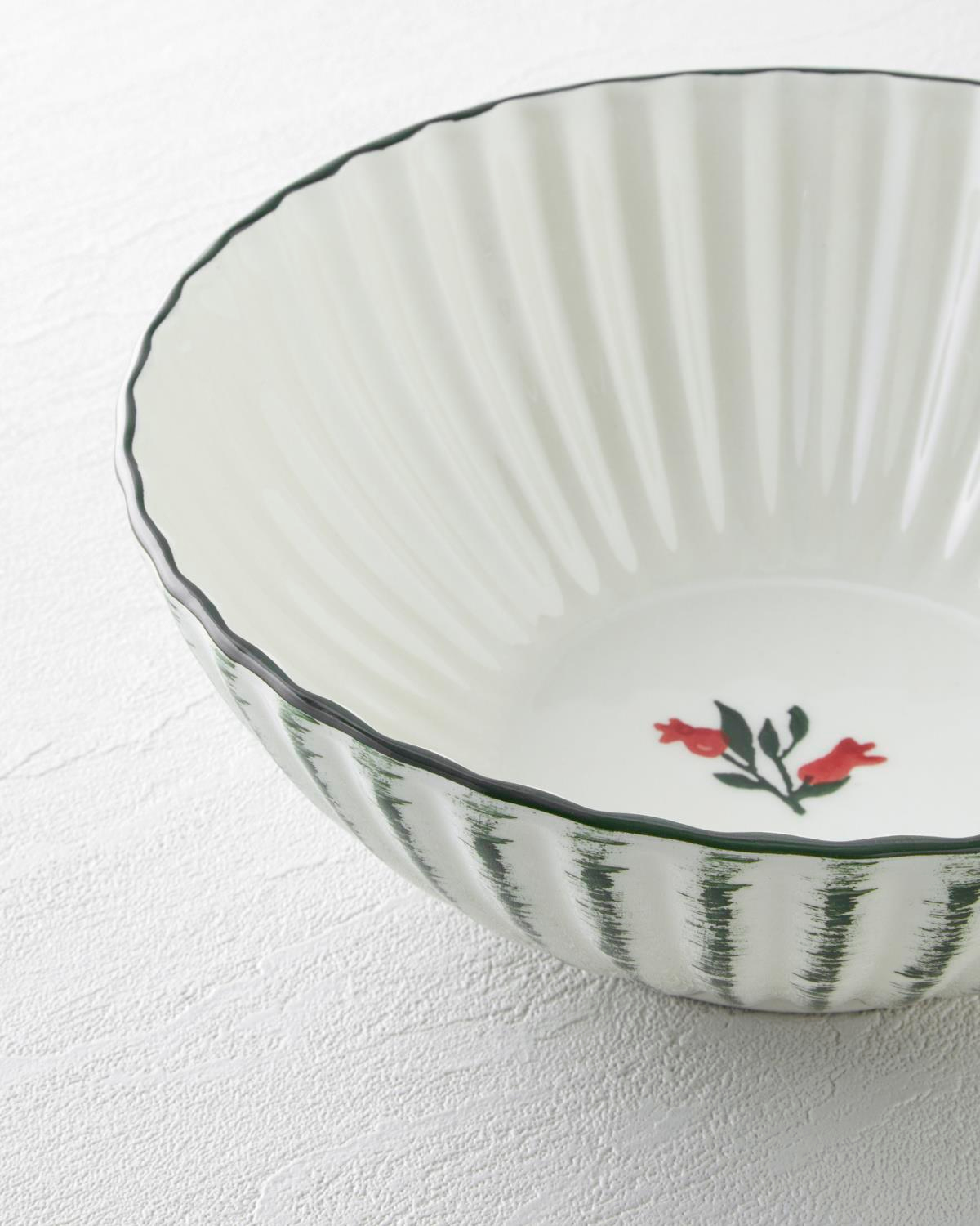 Etna Seramik Kase 23 cm Kırmızı