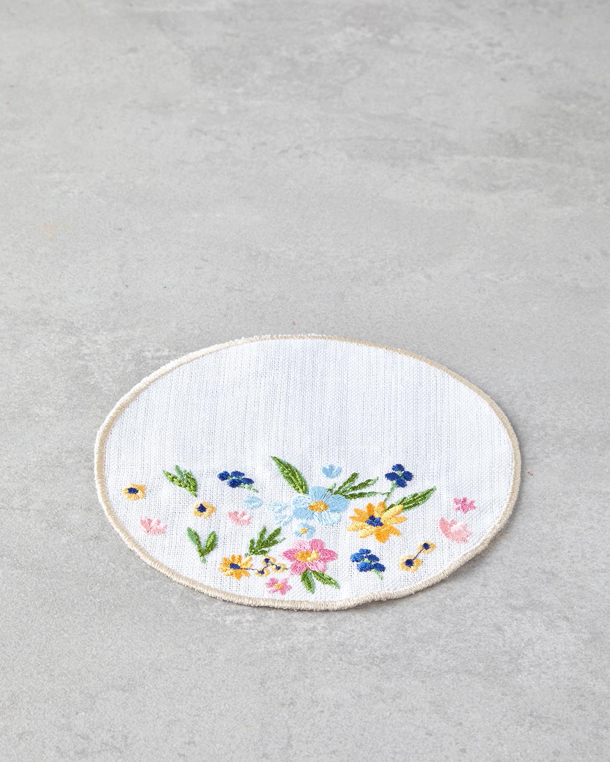 Euphoria Polyester 4'lü Bardak Altlığı 14 cm Renkli