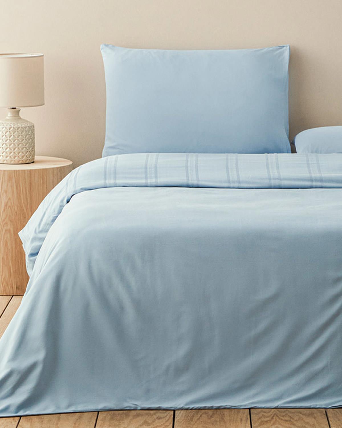 Fancy Premium Soft Cotton Tek Kişilik Nevresim Takımı Mavi