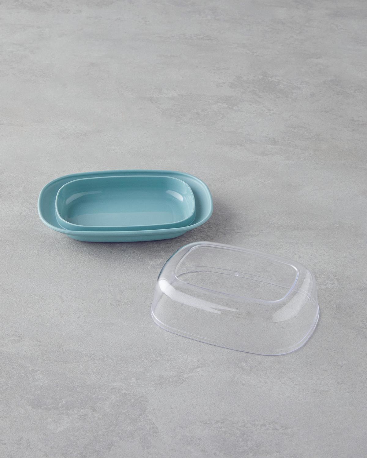 Fausta Plastik Saklama Kabı 17,4 x 12,5 x 6 cm Yeşil