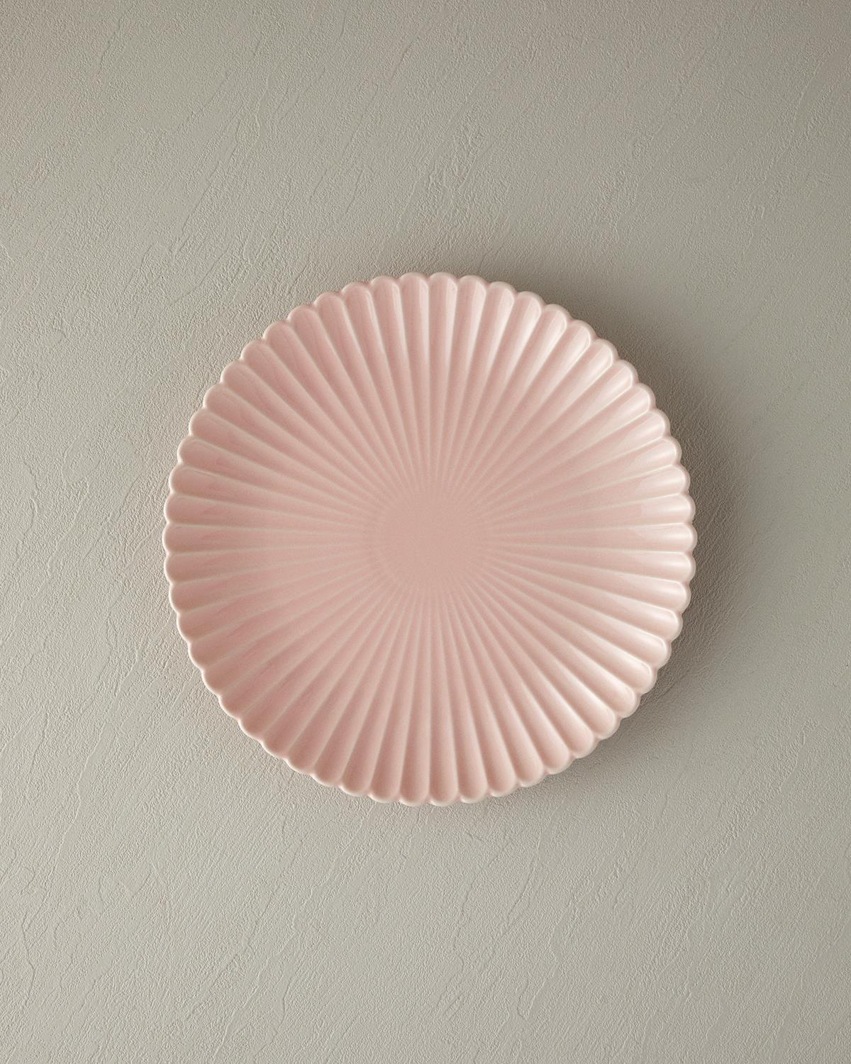 Fiore New Bone China Servis Tabağı Pudra
