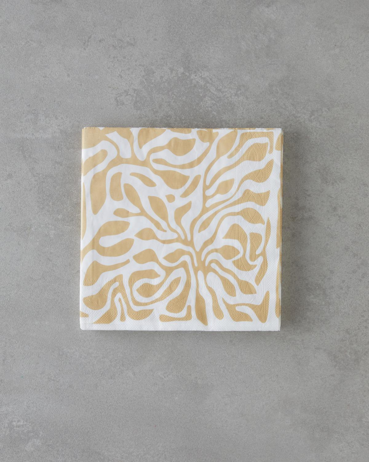 Fleurwave Kağıt 20'li Kağıt Peçete 33x33 cm Bej