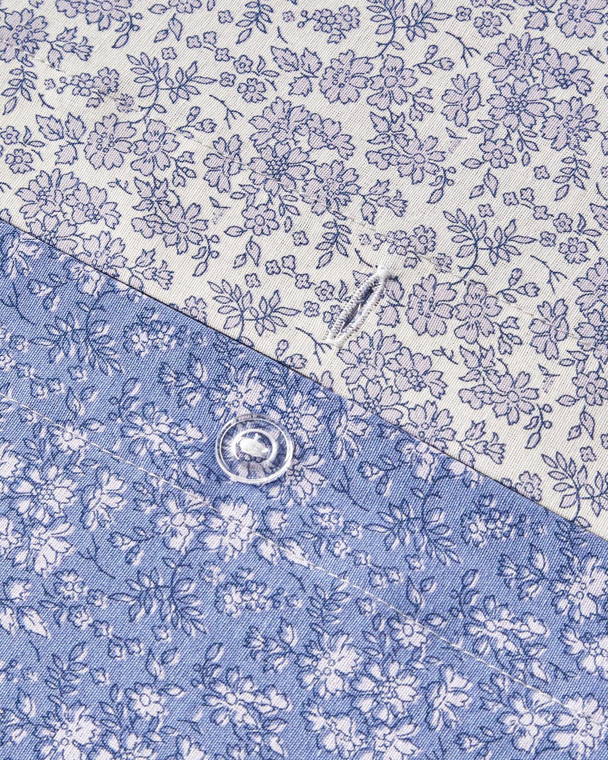 Floral Breeze Kolay Ütülenir Çift Kişilik Nevresim Takımı 200x220 cm Mor