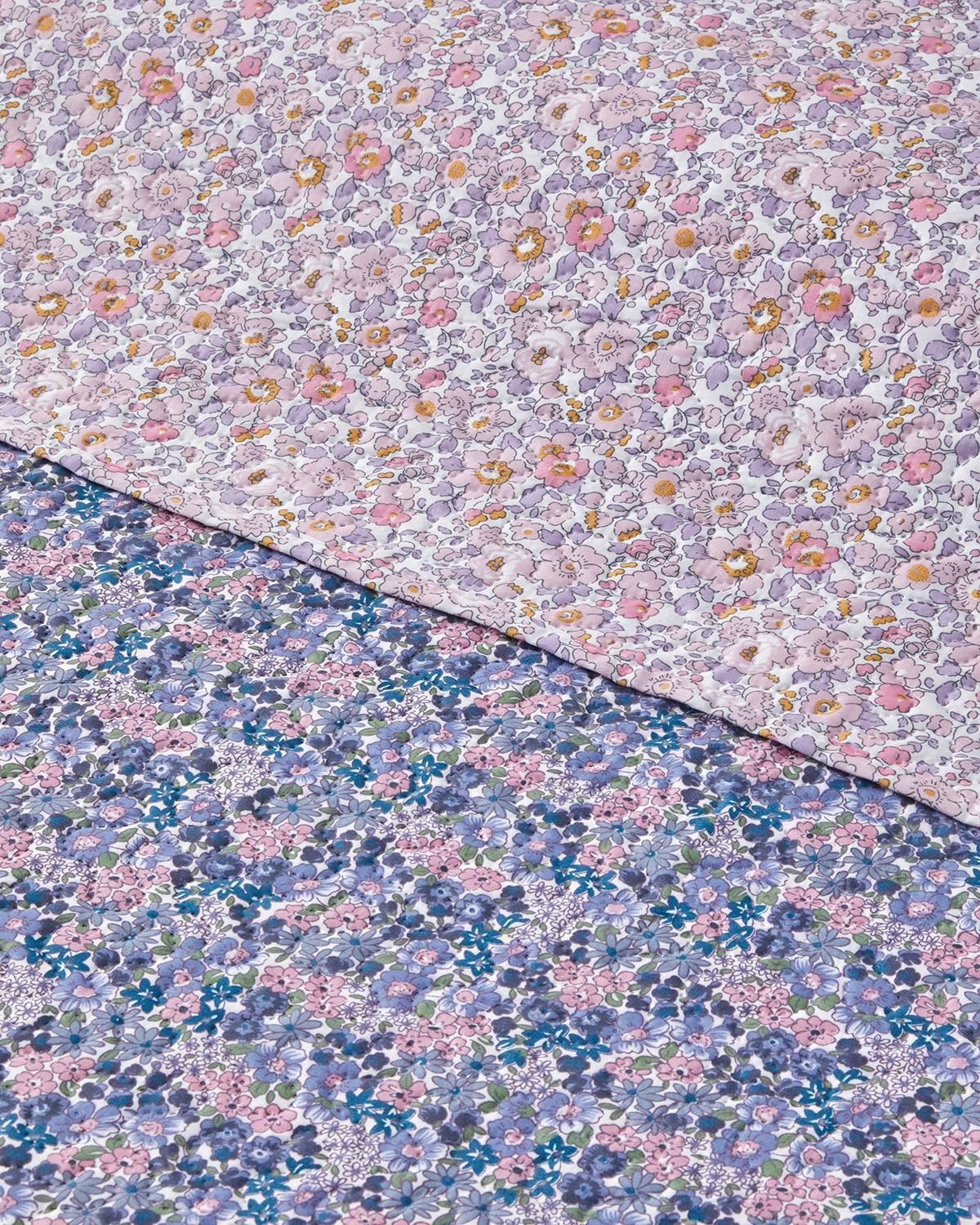 Floral Cascade King Size Çok Amaçlı Örtü 240x220 cm Pembe
