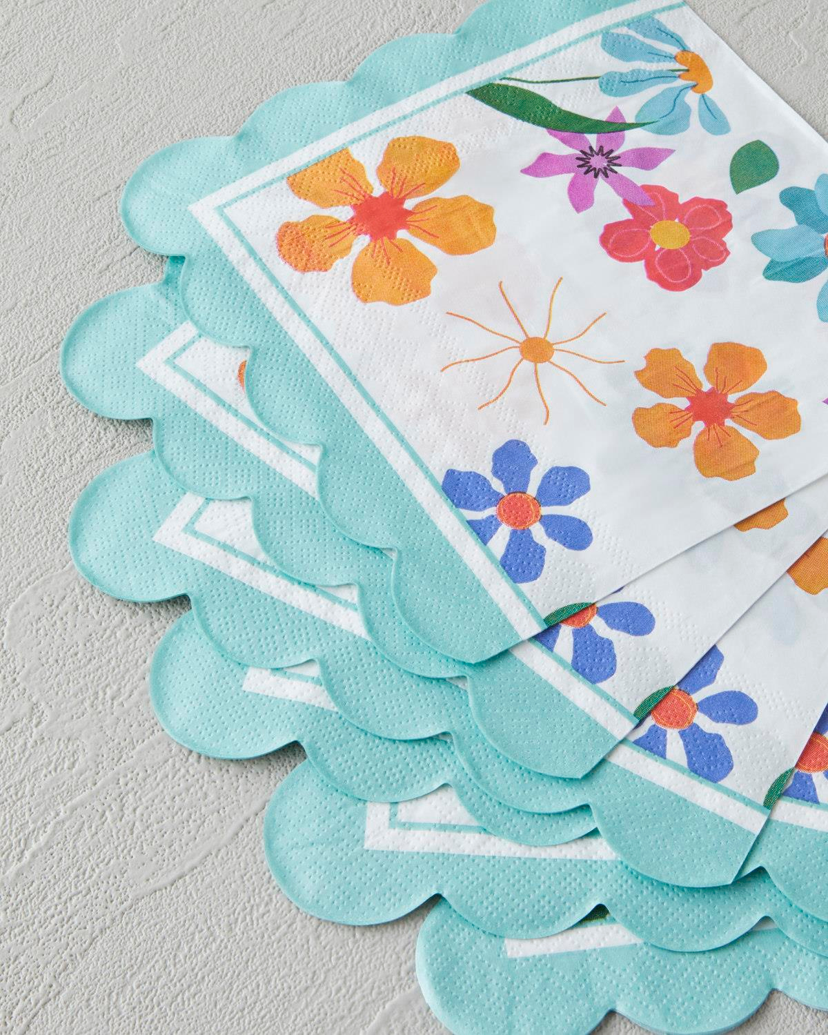 Floralia Kağıt 20'li Kağıt Peçete 32x32 cm Yeşil