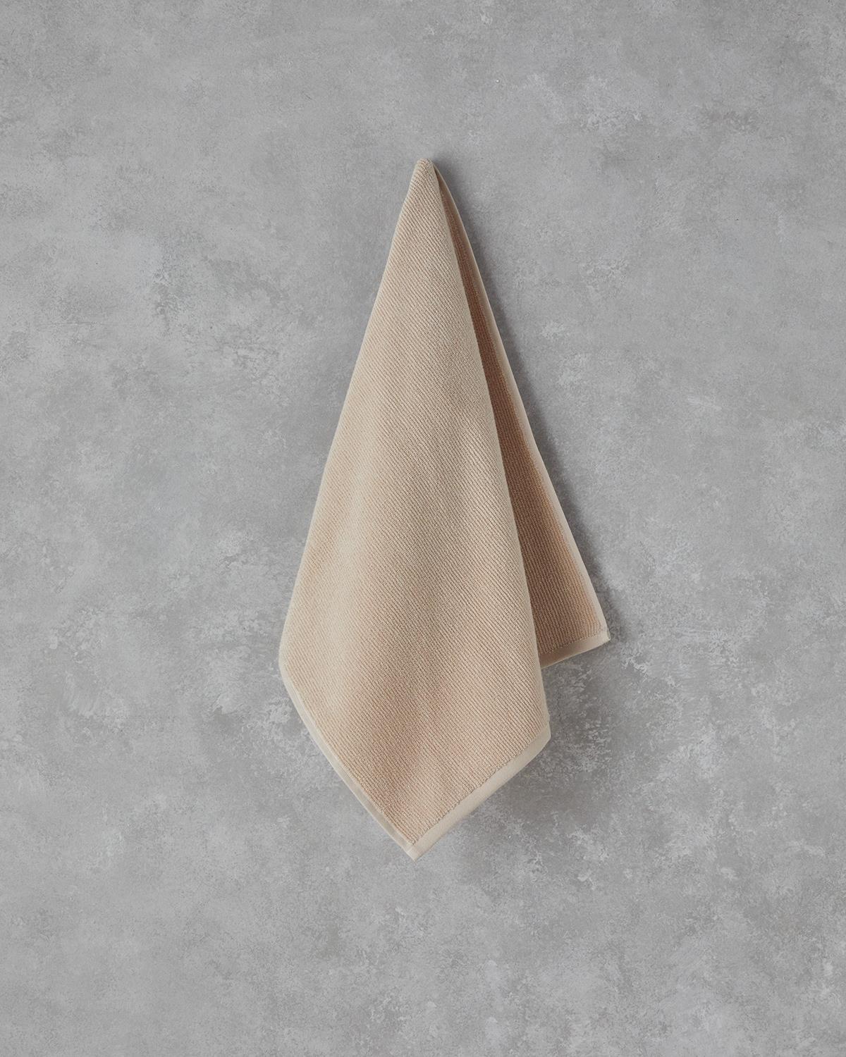 Fluffy Cotton Plus Pamuklu Yüz Havlusu 50x80 cm Bej