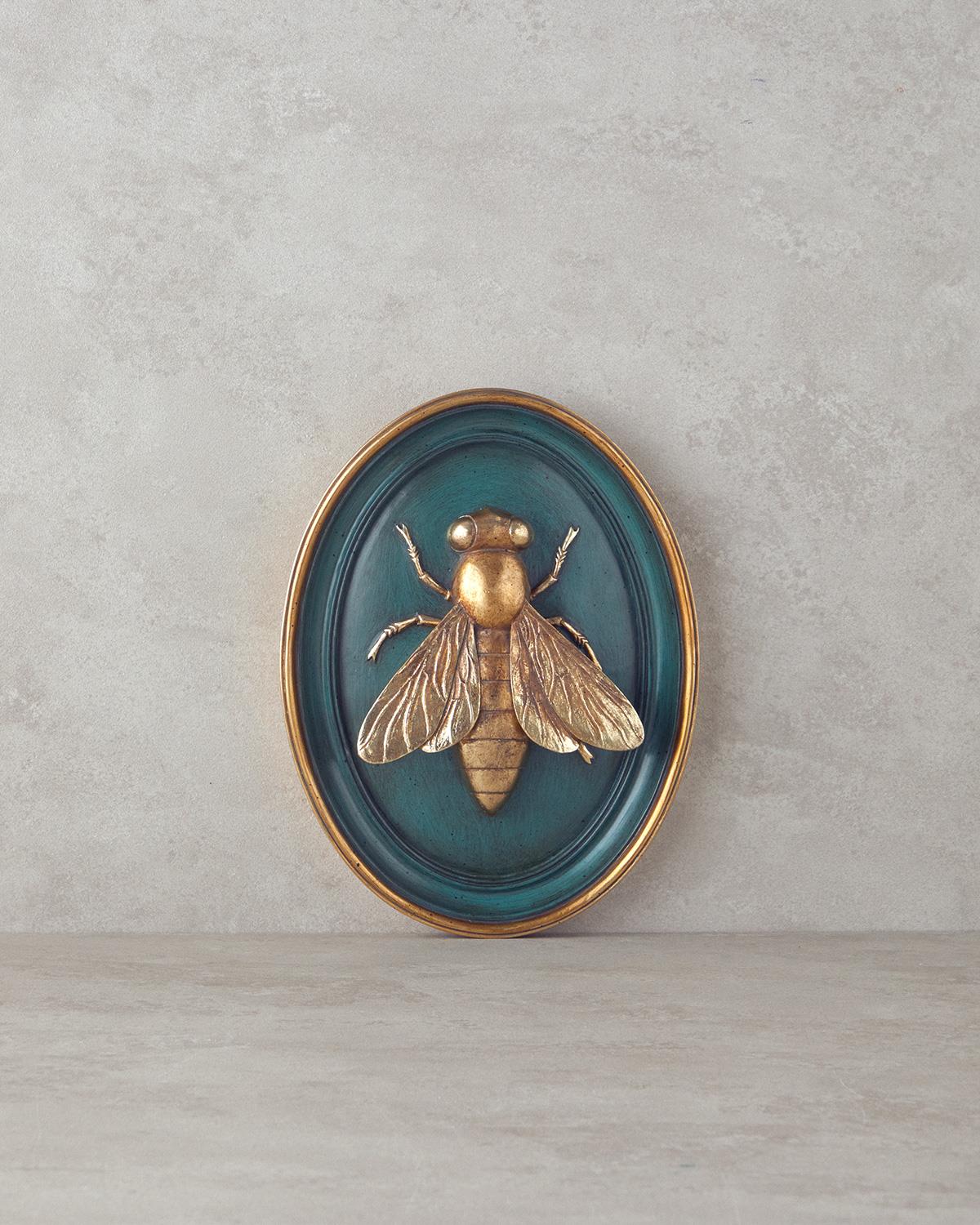 Fly Polyresin Duvar Aksesuarı Yağ Yeşili