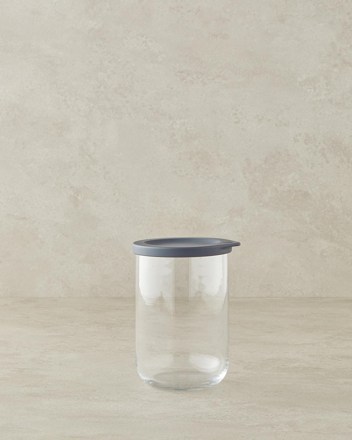 Fresh Safe Cam Kavanoz 1000 ml Gri