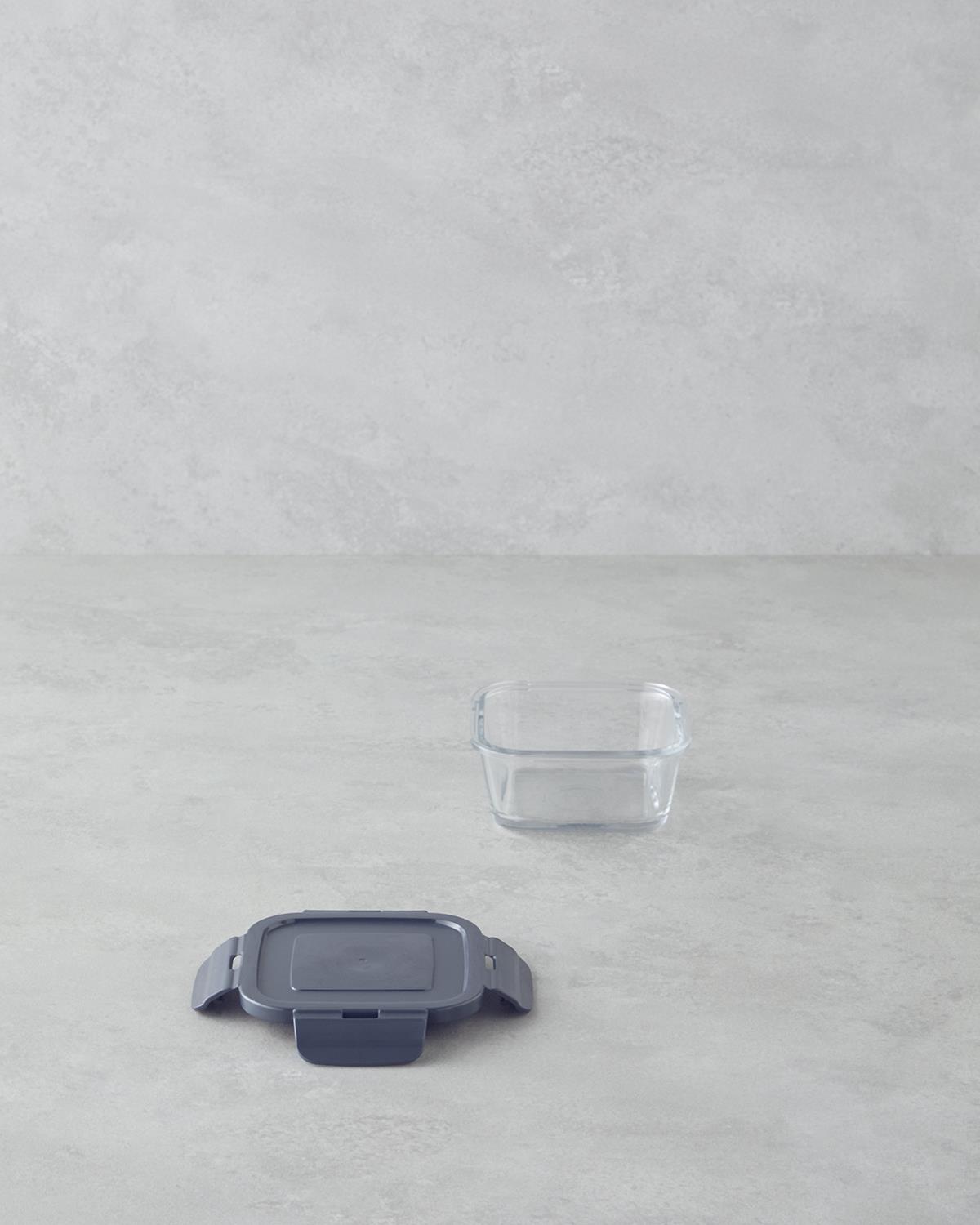 Fresh Ware Cam Saklama Kabı 375 ml Gri