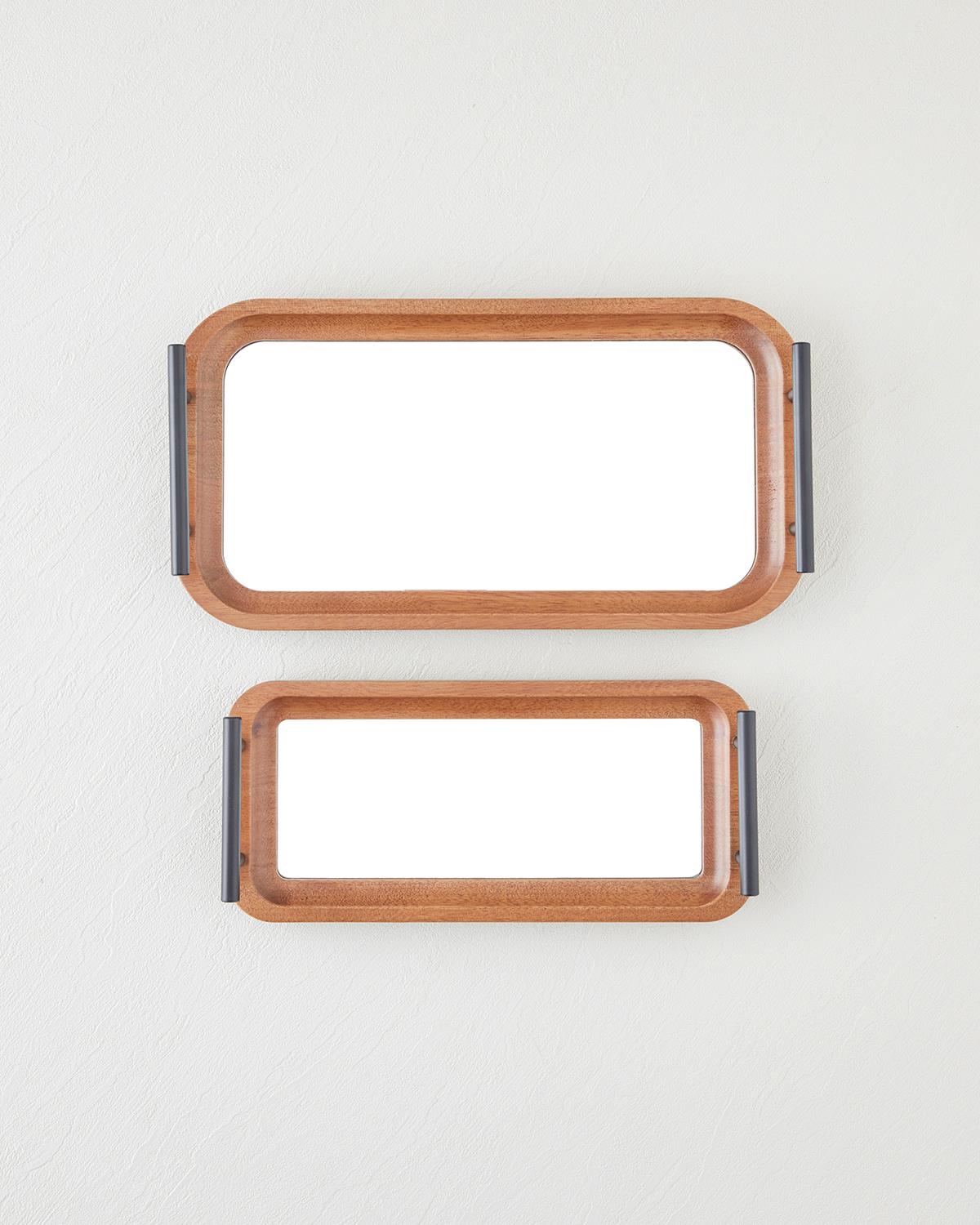 Frida Dekoratif Tepsi 19x36 cm Kahve