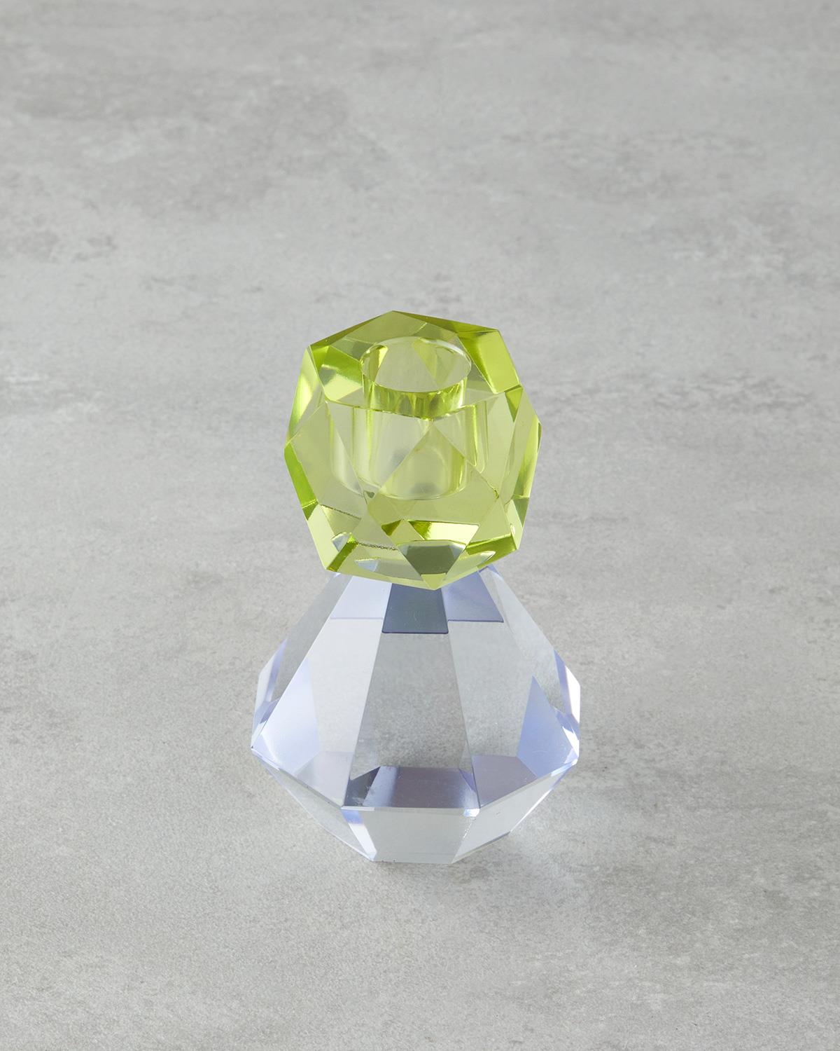 Garcia Şamdan 11,5 cm Yeşil-mor