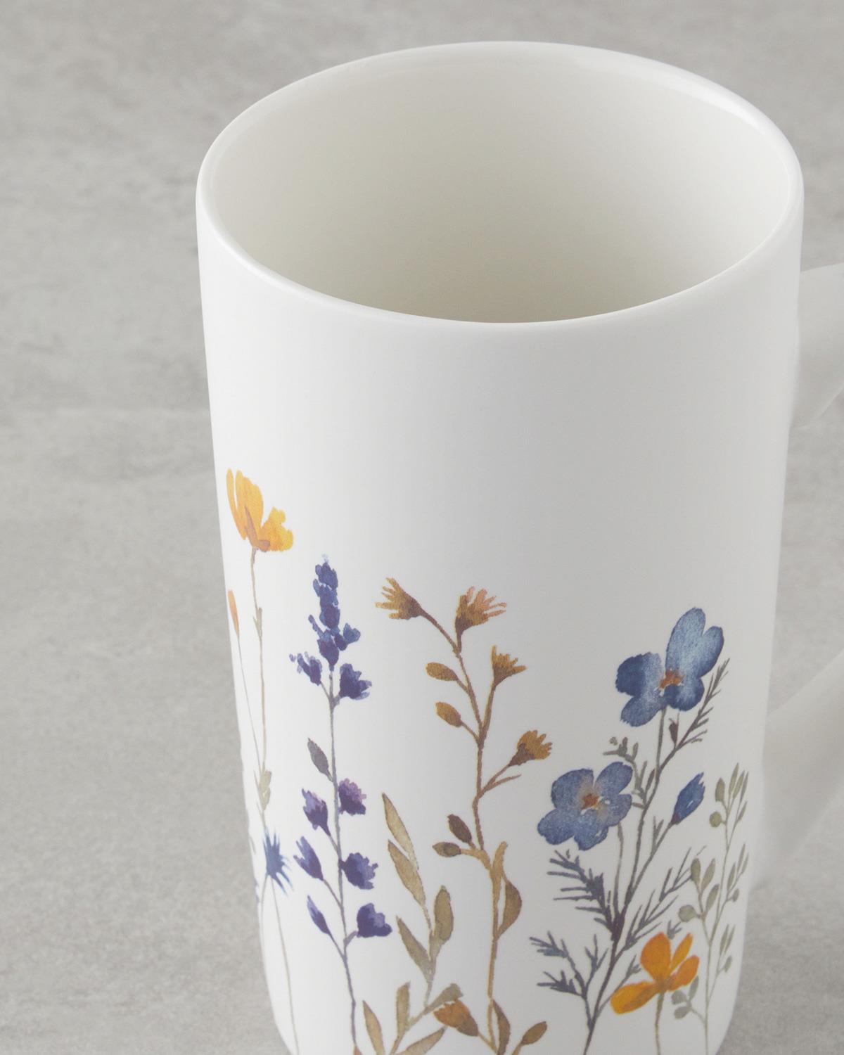Gardenia Elegance New Bone China Kupa 500 ml Renkli